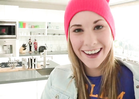 Sweetie's narrow pussy fits imposing fuckstick