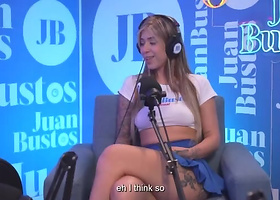 Better than her toys! MollySmith busts all over the Sybian Saddle Saddle machine on Juan Bustos Podcast