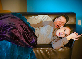 Redheaded girl has sex with her kinky stepbrother