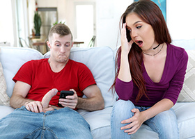 Mutual masturbation leads to stepsiblings sex