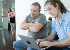 Rough fuck video featuring horny stepsiblings