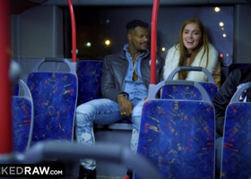 Shameless redheads fucking the same black man