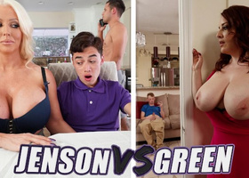 One more thrilling round of pornstar battle